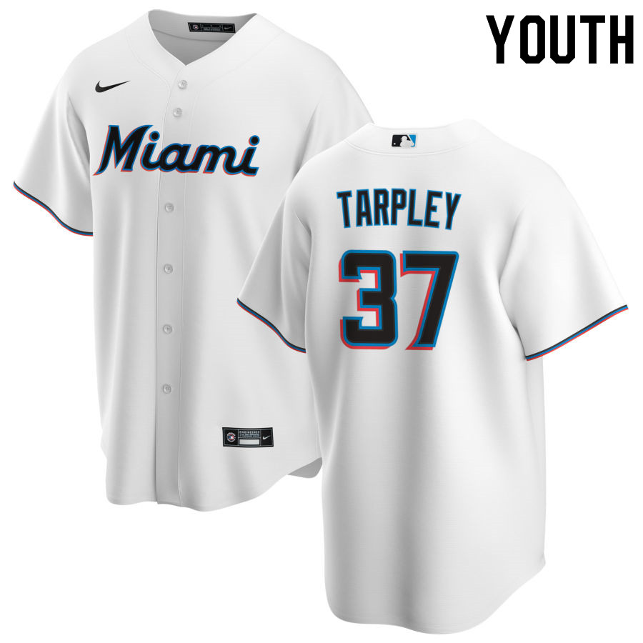 Nike Youth #37 Stephen Tarpley Miami Marlins Baseball Jerseys Sale-White